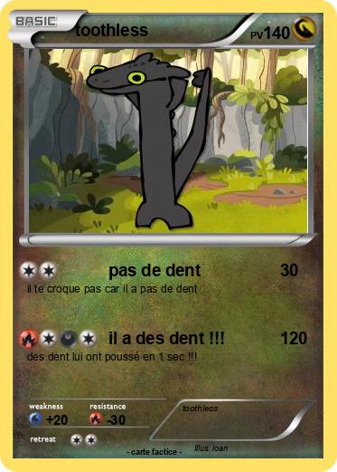 Pokemon toothless