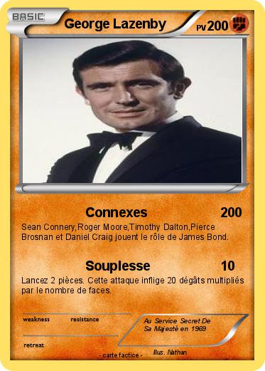 Pokemon George Lazenby