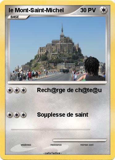 Pokemon le Mont-Saint-Michel