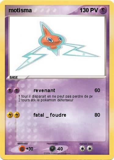 Pokemon motisma