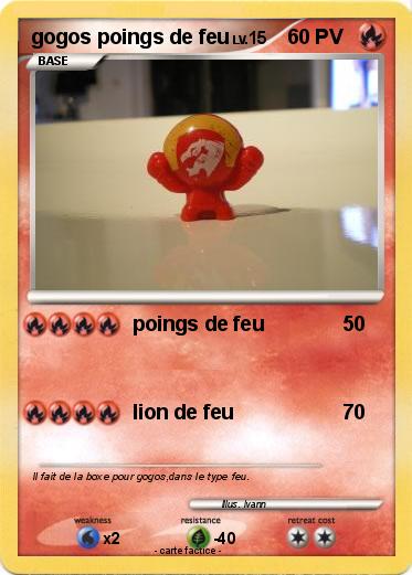 Pokemon gogos poings de feu