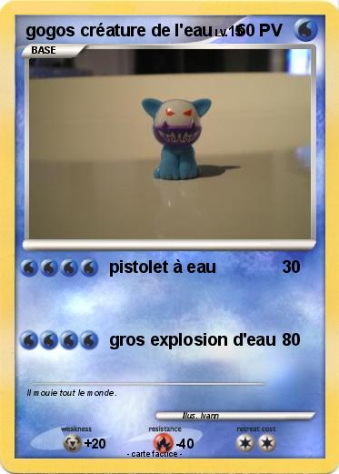 Pokemon gogos créature de l'eau