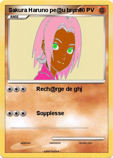 Pokemon Sakura Haruno pe@u brµne