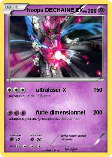 Pokemon hoopa DECHAINE EX