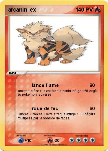 Pokemon arcanin  ex