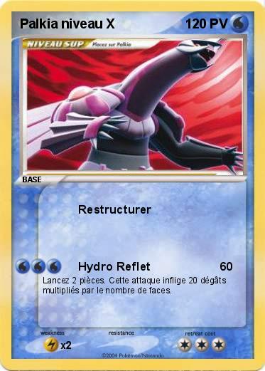 Pokemon Palkia niveau X