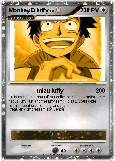 Pokemon Monkey.D luffy