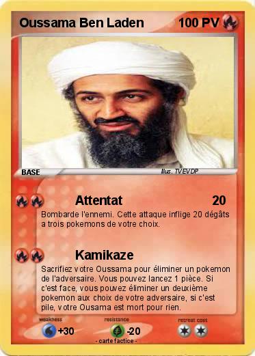 Pokemon Oussama Ben Laden