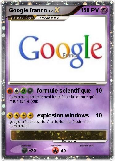 Pokemon Google franco