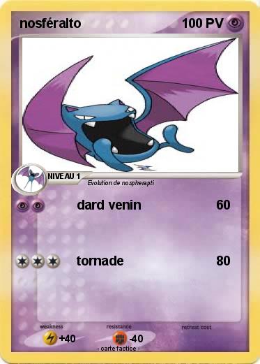 Pokemon nosféralto Pokemon nosféralto