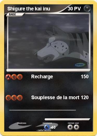 Pokemon Shigure the kai inu