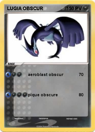 Pokemon LUGIA OBSCUR