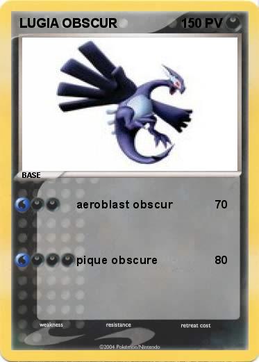 Pokemon LUGIA OBSCUR