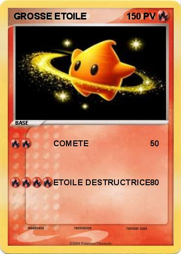 Pokemon GROSSE ETOILE