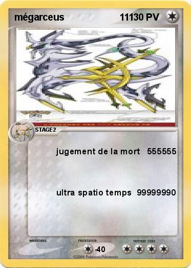 Pokemon mégarceus                     111