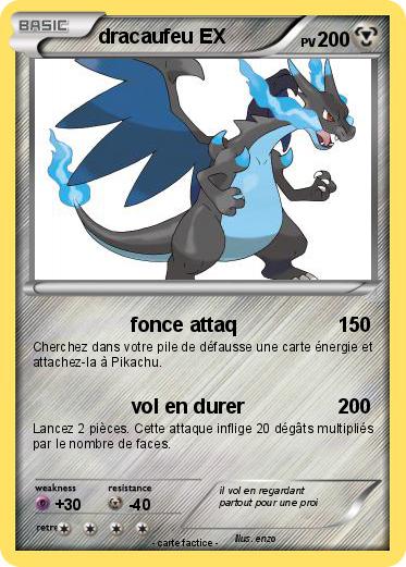 Pokemon dracaufeu EX