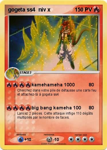Pokemon gogeta ss4  niv x