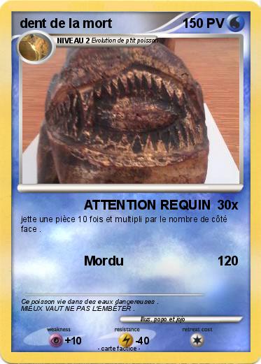 Pokemon dent de la mort