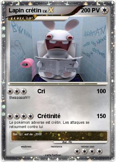 Pokemon Lapin crétin