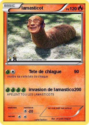 Pokemon lamasticot