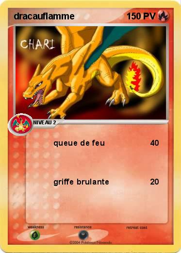 Pokemon dracauflamme