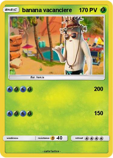 Pokemon banana vacanciere