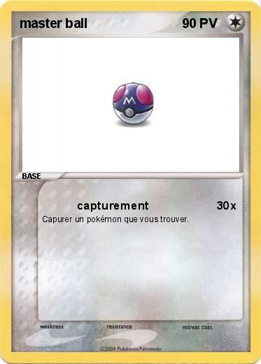 Pokemon master ball