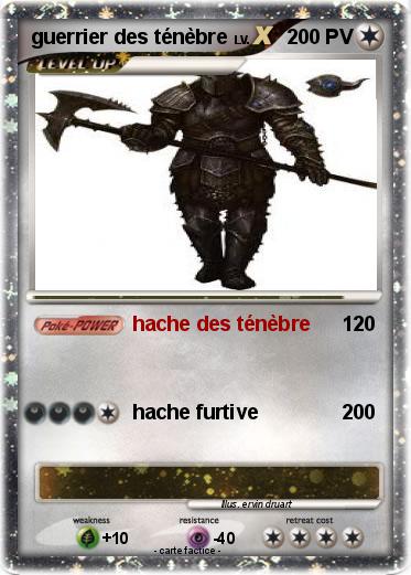 Pokemon guerrier des ténèbre