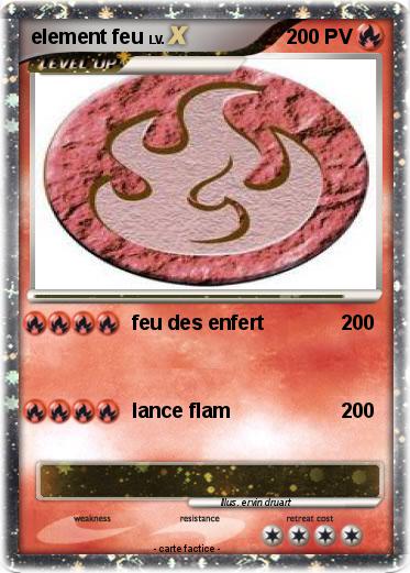 Pokemon element feu