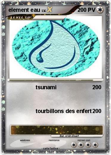 Pokemon element eau
