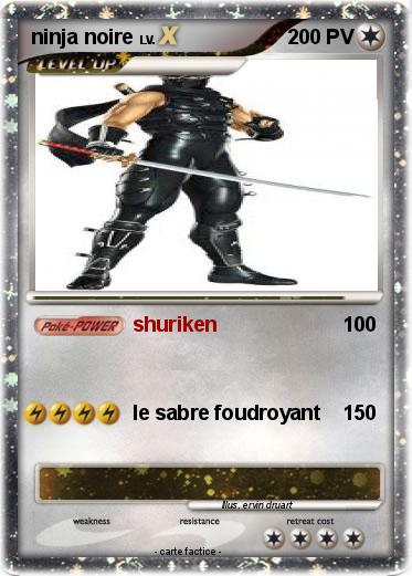 Pokemon ninja noire