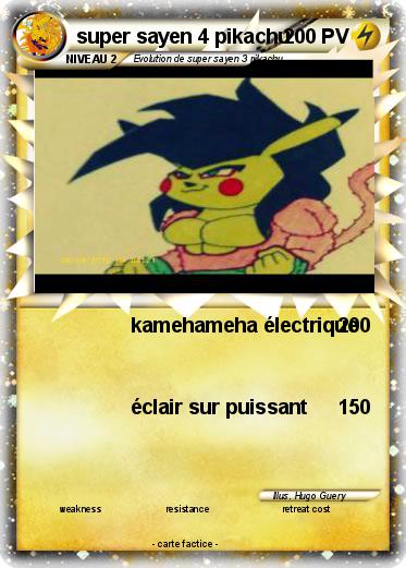 Pokemon super sayen 4 pikachu
