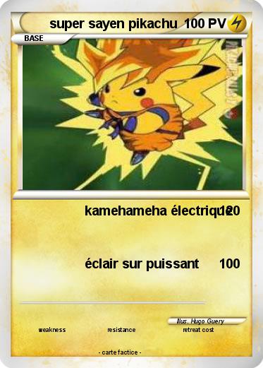 Pokemon super sayen pikachu