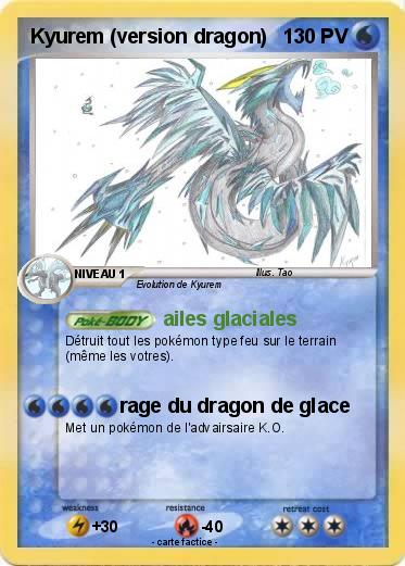 Pokemon Kyurem (version dragon)