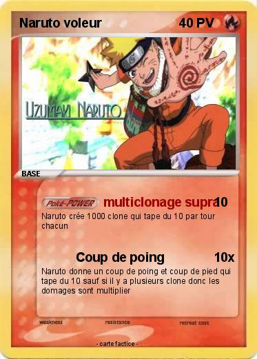 Pokemon Naruto voleur
