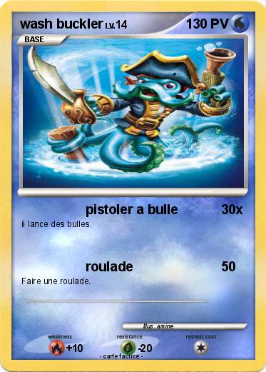 Pokemon wash buckler