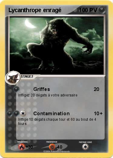 Pokemon Lycanthrope enragé