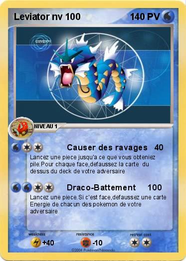 Pokemon Leviator nv 100                                              