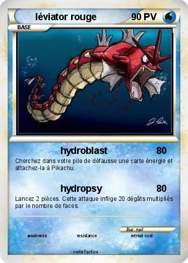 Pokemon léviator rouge