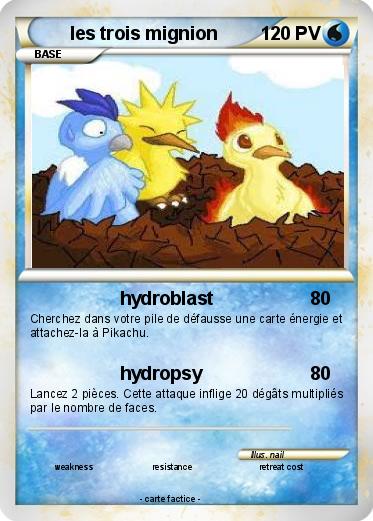 Pokemon les trois mignion