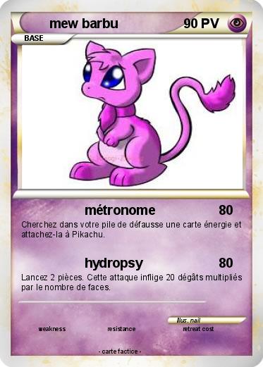 Pokemon mew barbu
