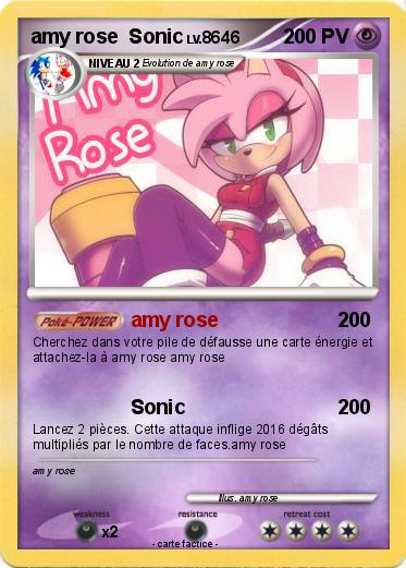 Pokemon amy rose  Sonic