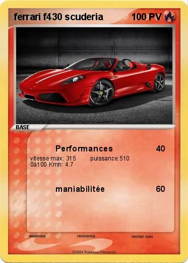 Pokemon ferrari f430 scuderia