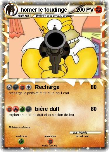 Pokemon homer le foudinge