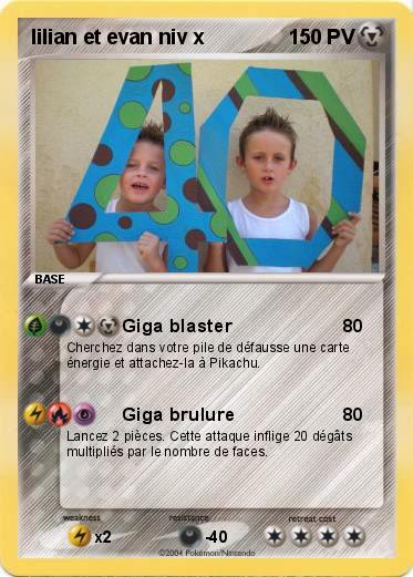 Pokemon lilian et evan niv x