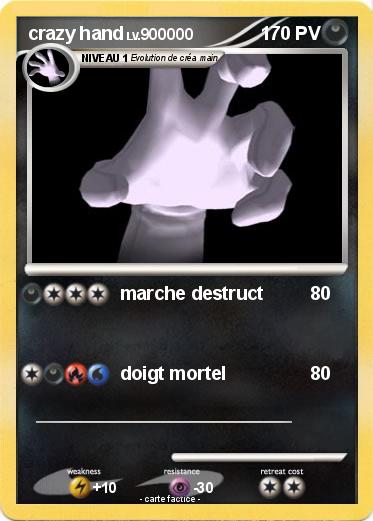 Pokemon crazy hand