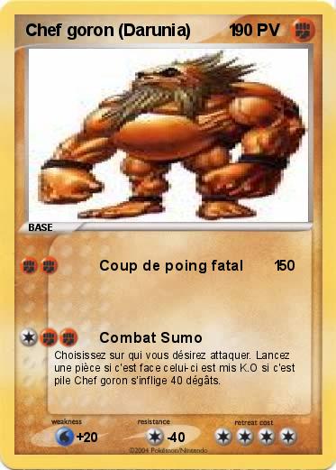 Pokemon Chef goron (Darunia)        1