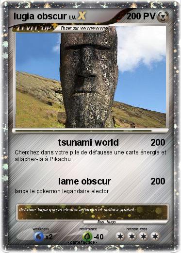 Pokemon lugia obscur