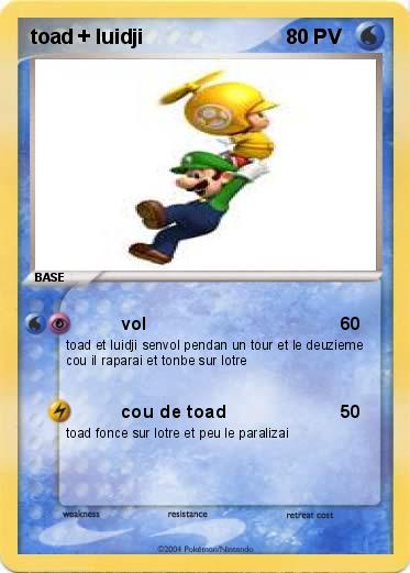 Pokemon toad + luidji