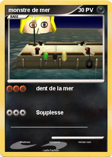 Pokemon monstre de mer